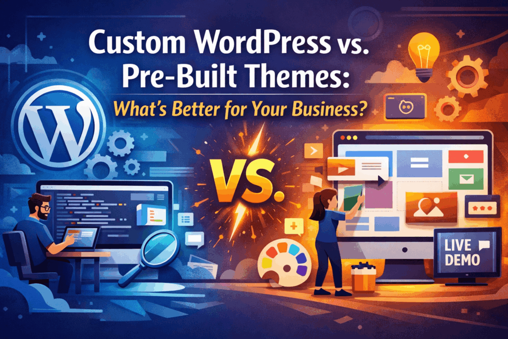 Custom WordPress vs. Pre-Built Themes What’s Better for Your Business