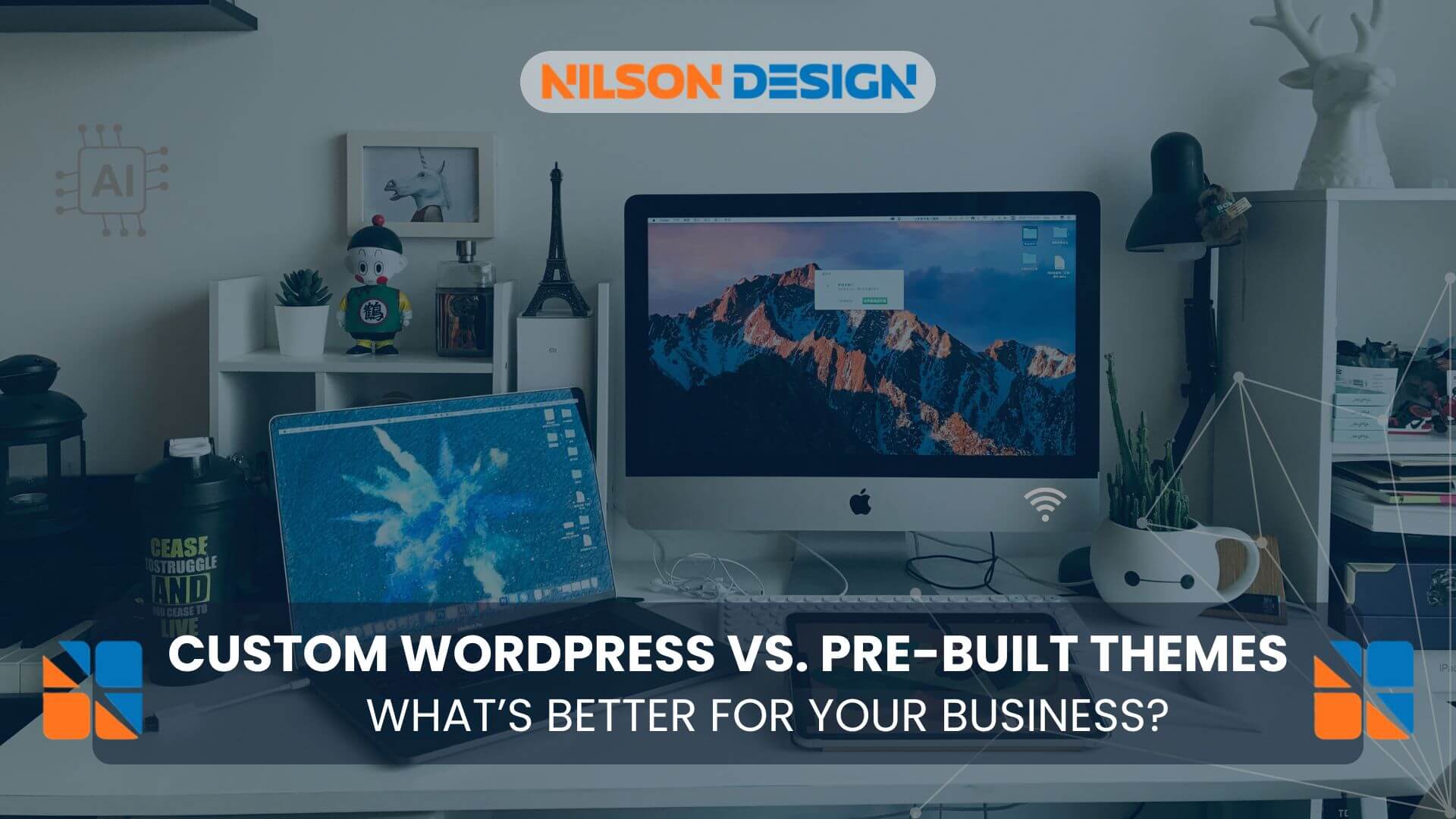 custom wordpress vs prebuild theme