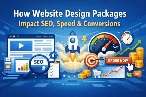 How Website Design Packages Impact SEO Speed Conversions