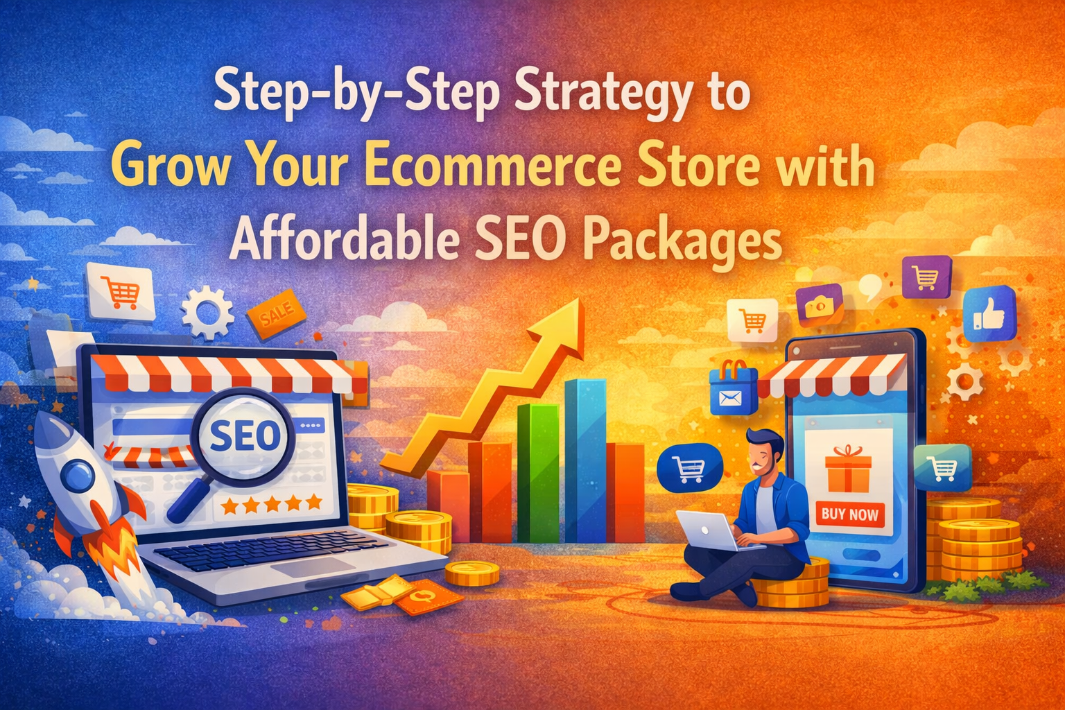 Step-by-Step Strategy to Grow Your Ecommerce Store with Affordable SEO Packages